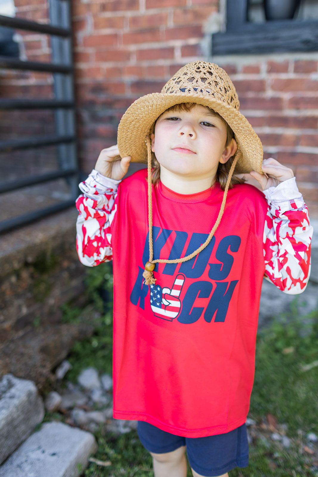 Youth Kids Rock Nashville UPF 50 Performance Shirt