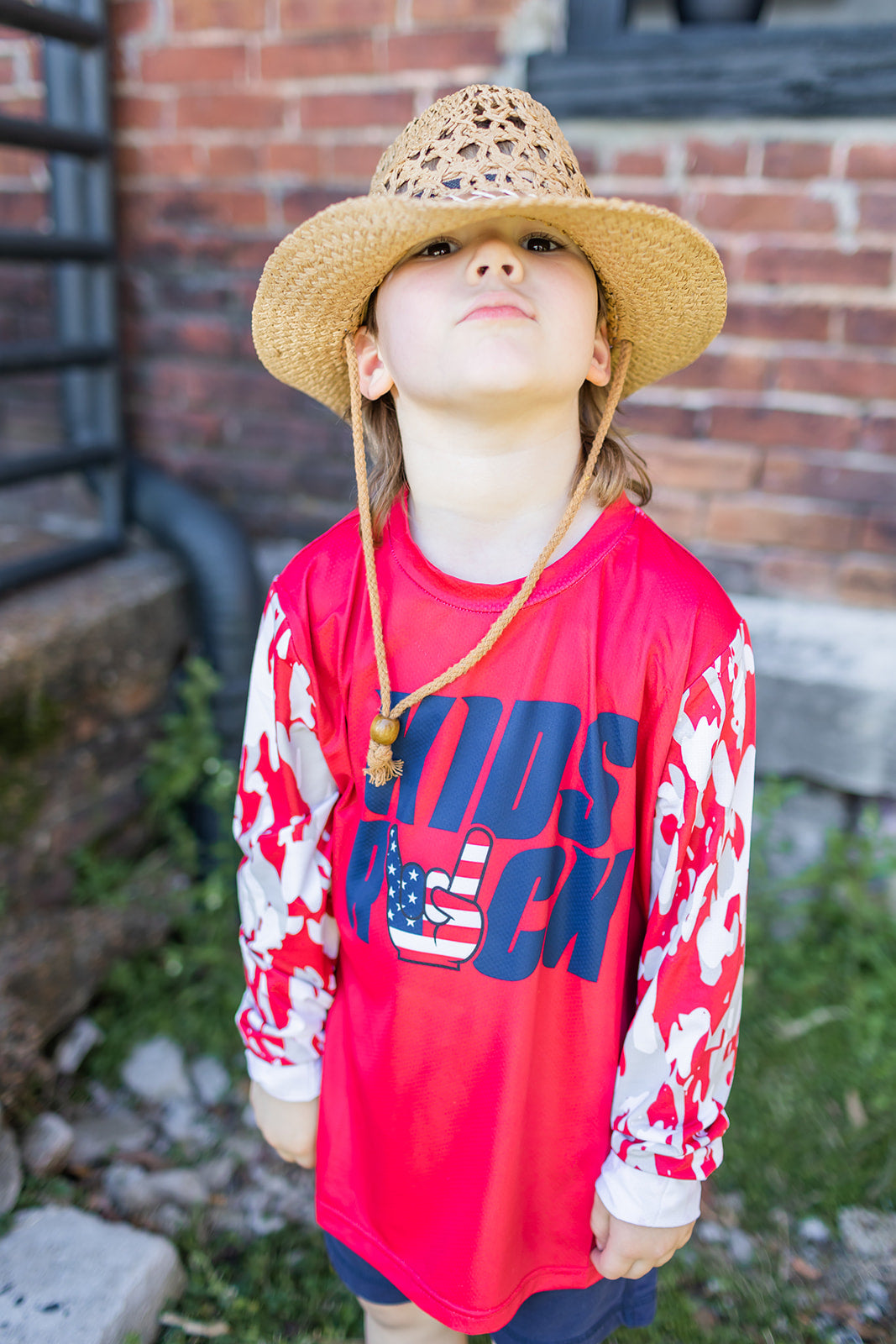 Youth Kids Rock Nashville UPF 50 Performance Shirt