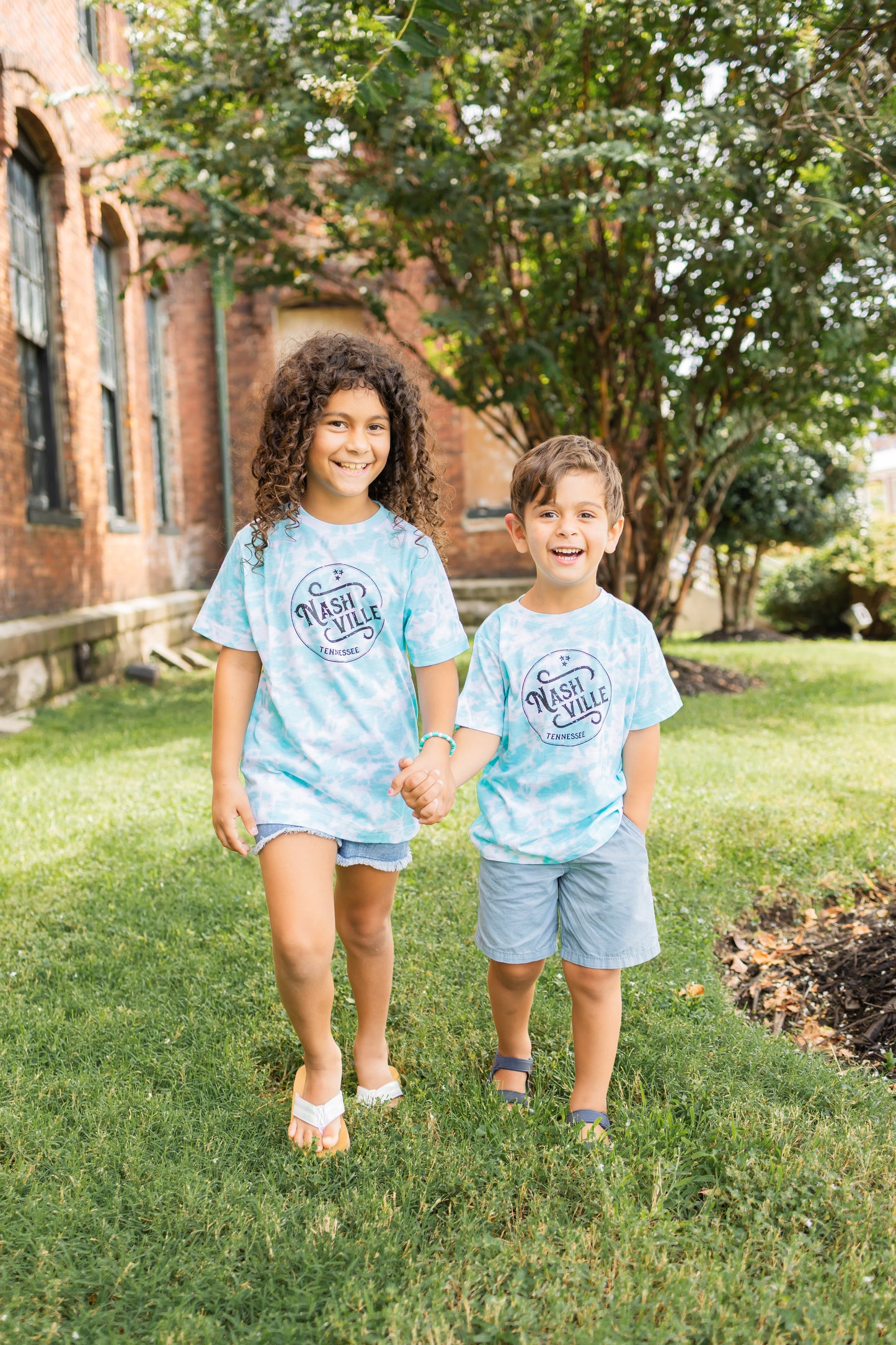 Toddler Island Blue Tie Die Nashville Deco