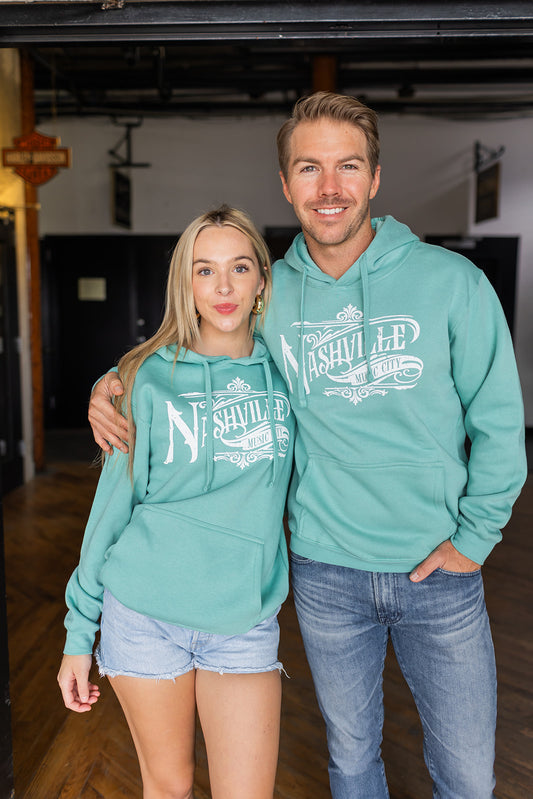 Nashville Deco Saltwater Comfy Hoodie -