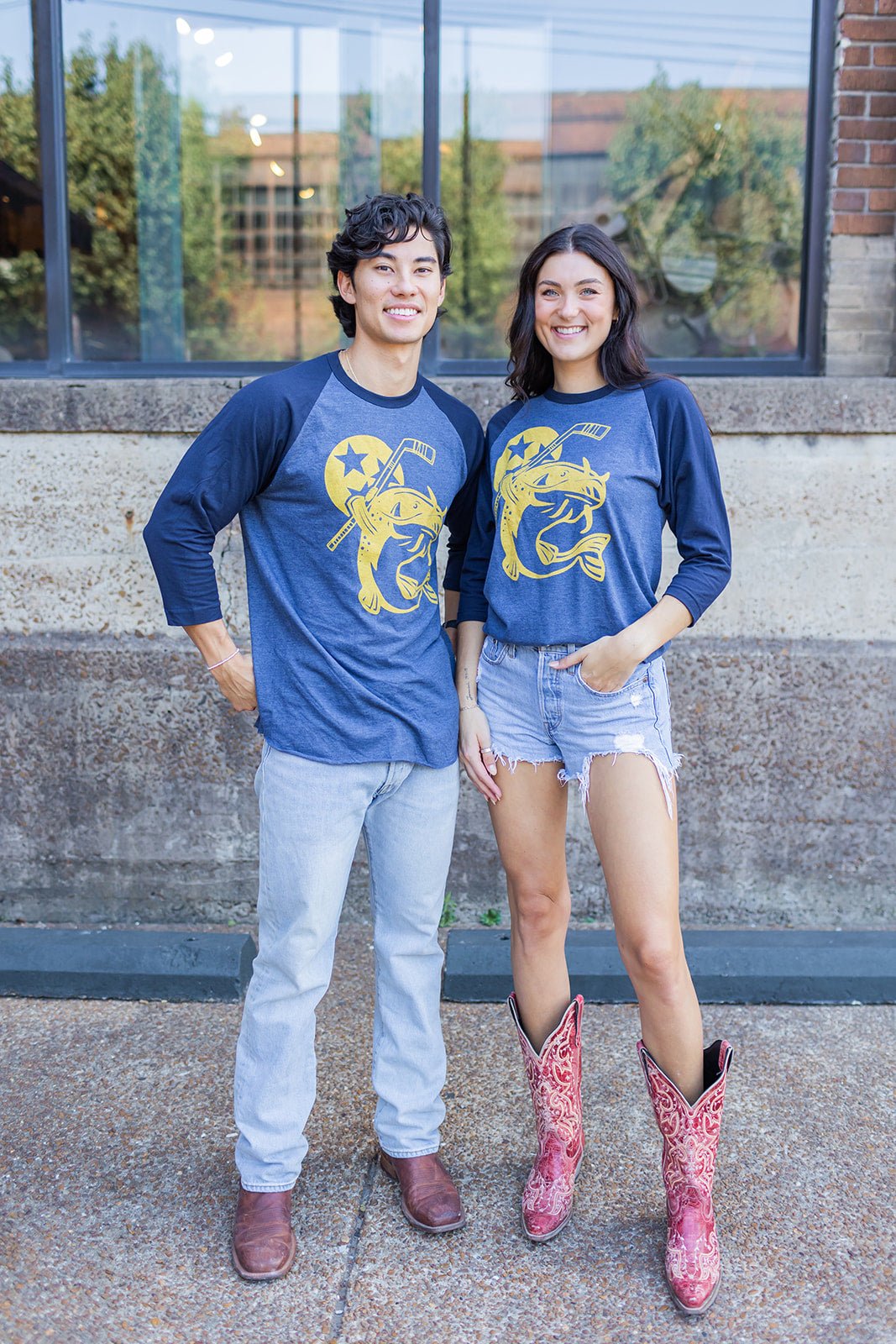 Stanley the Catfish 3/4 Raglan Tee
