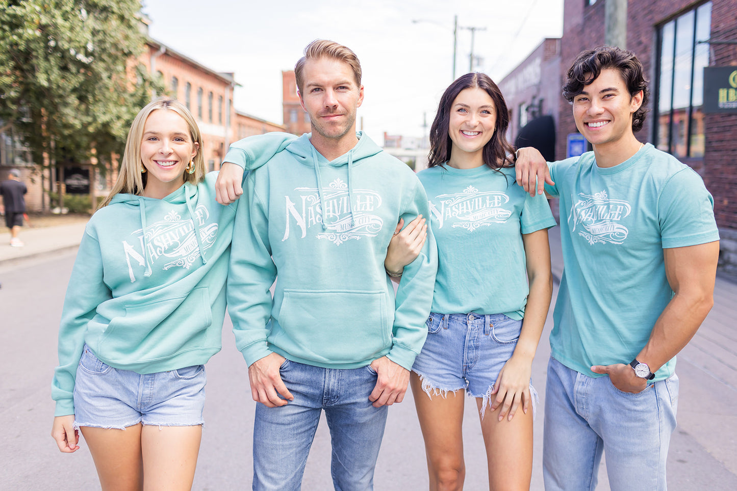 Nashville Deco Saltwater Comfy Hoodie -