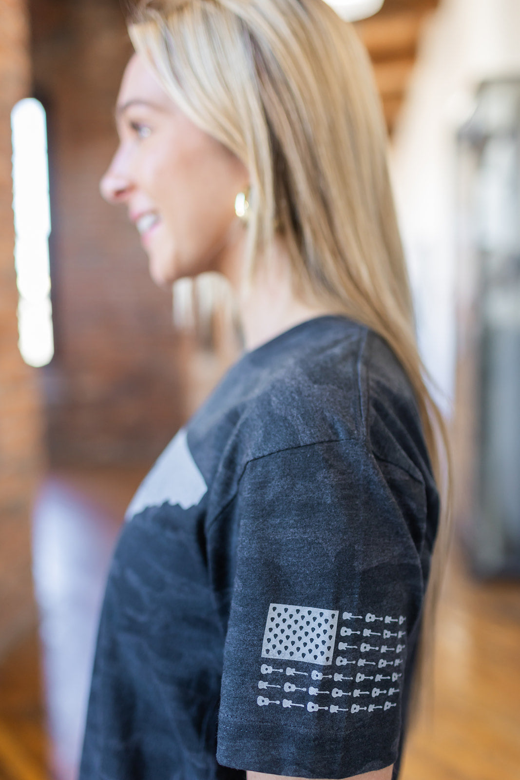State of Whiskey Tee Storm Camo -