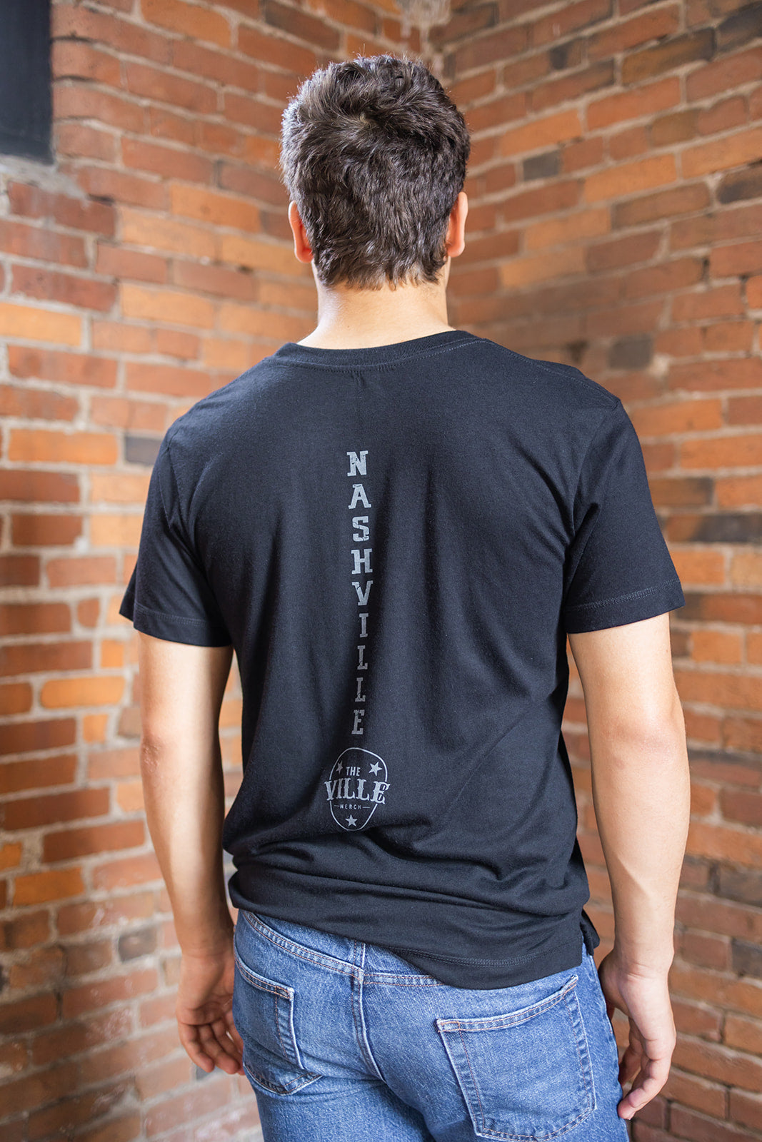 Bamboo Black Music City Flag Tee -