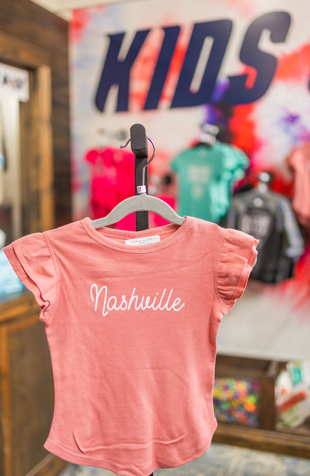 Toddler Mauvelous Nashville Ruffle Top -