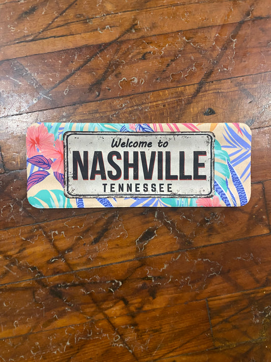 Nashville License Plate Slap Coolie