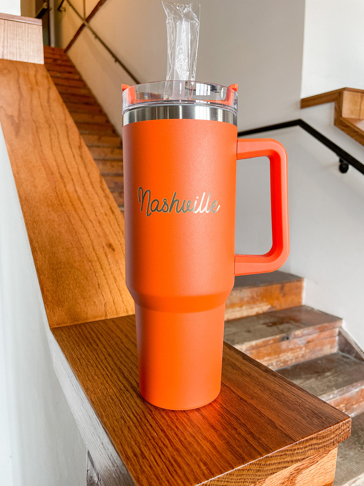 40oz Premium Handle Tumbler