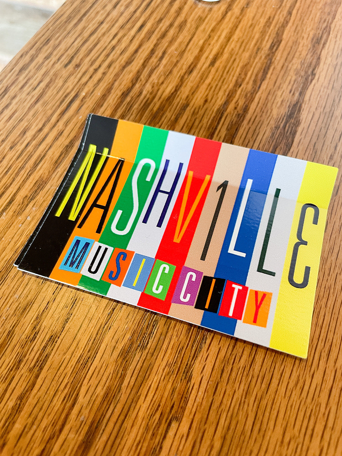 Nashville Music City BIllboard Decal