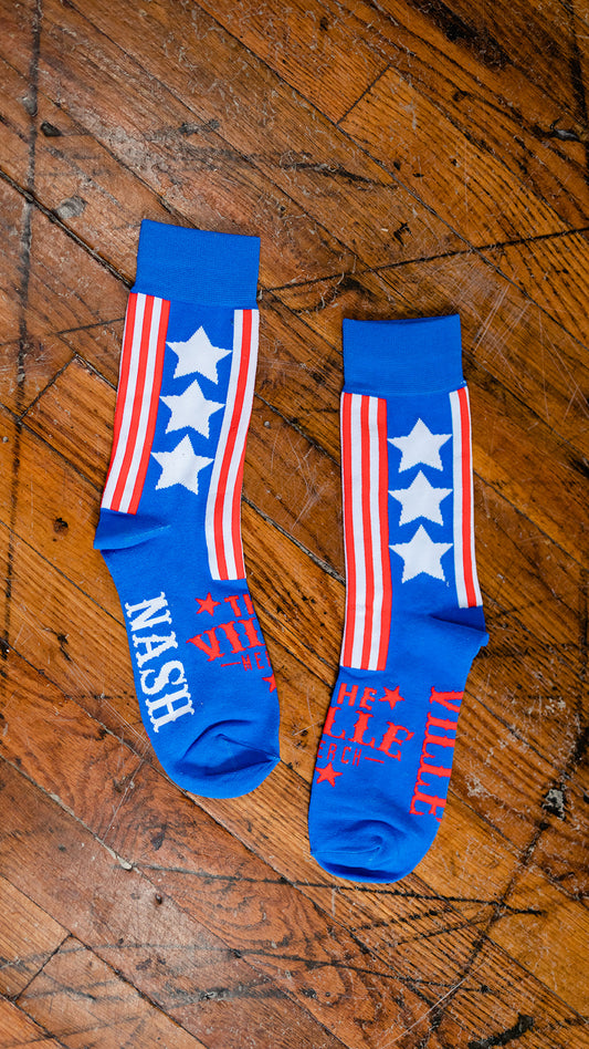 Adult Eye of the Tiger Nashville Socks