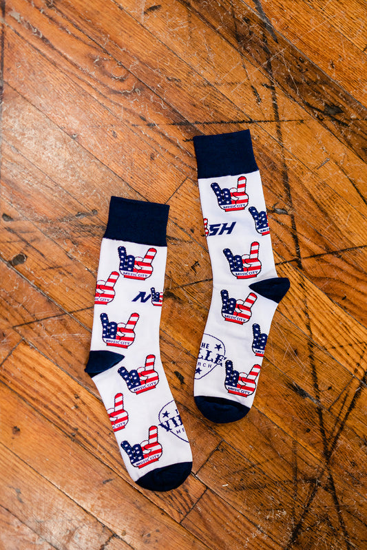 Adult Nashville Hard Rock Socks