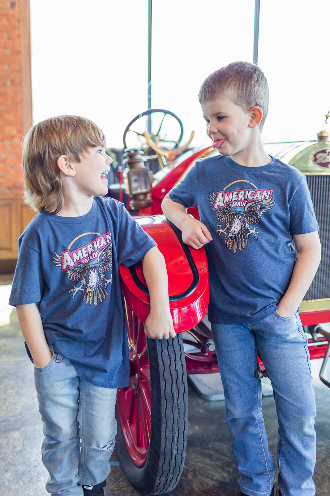 Youth American Made Eagle Tee (Made in USA) -