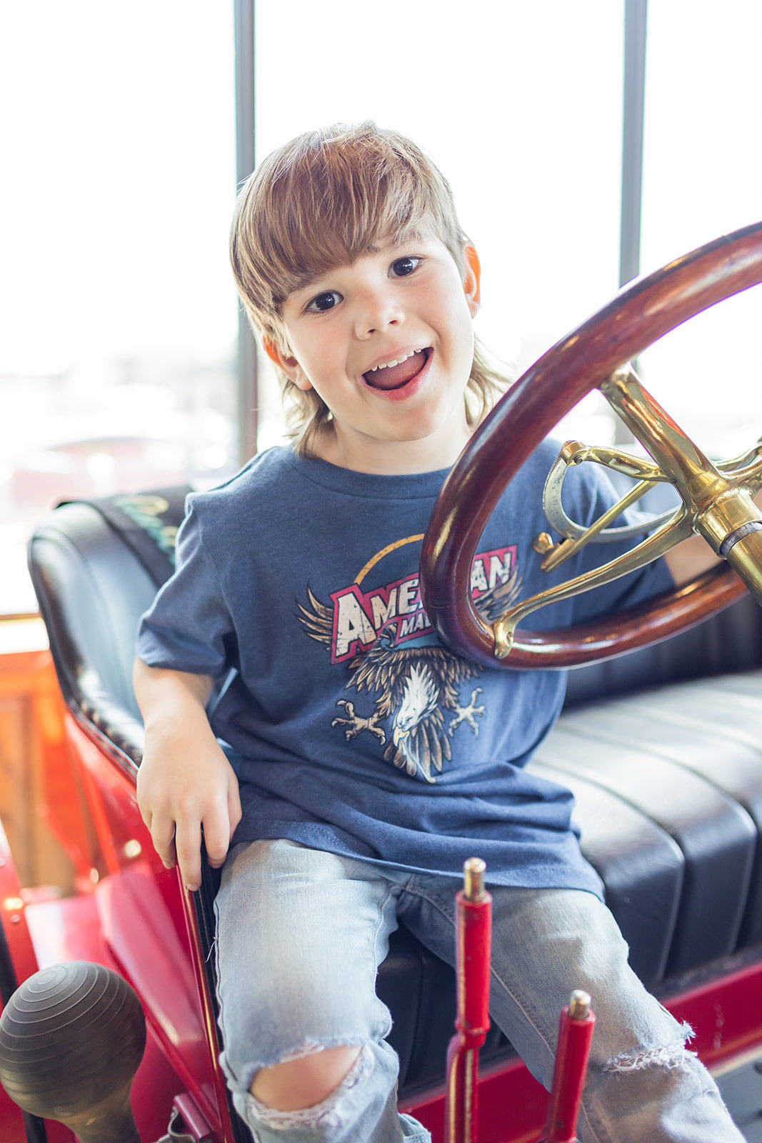 Youth American Made Eagle Tee (Made in USA) -