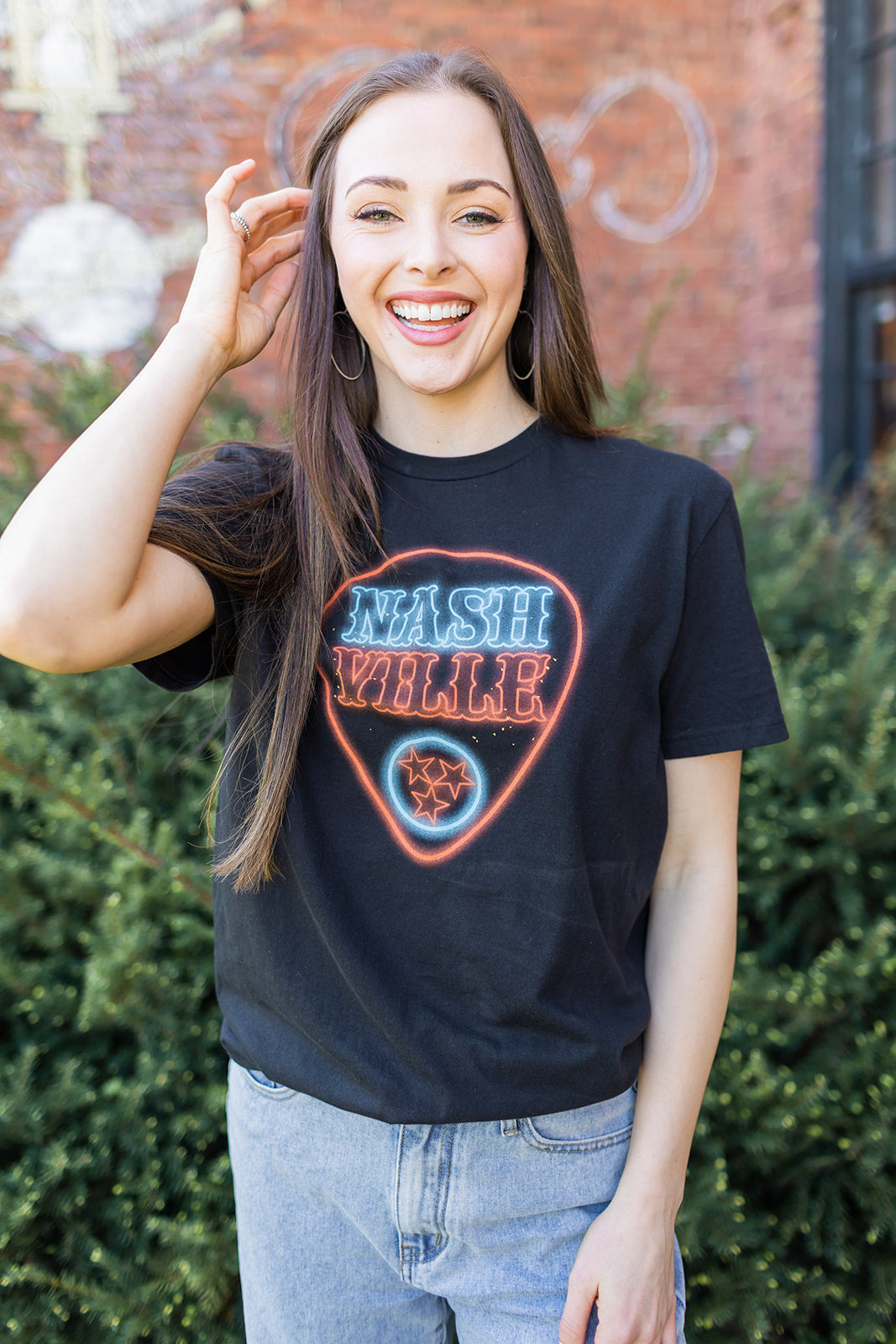 Nashville Neon Pick Tee Soft -