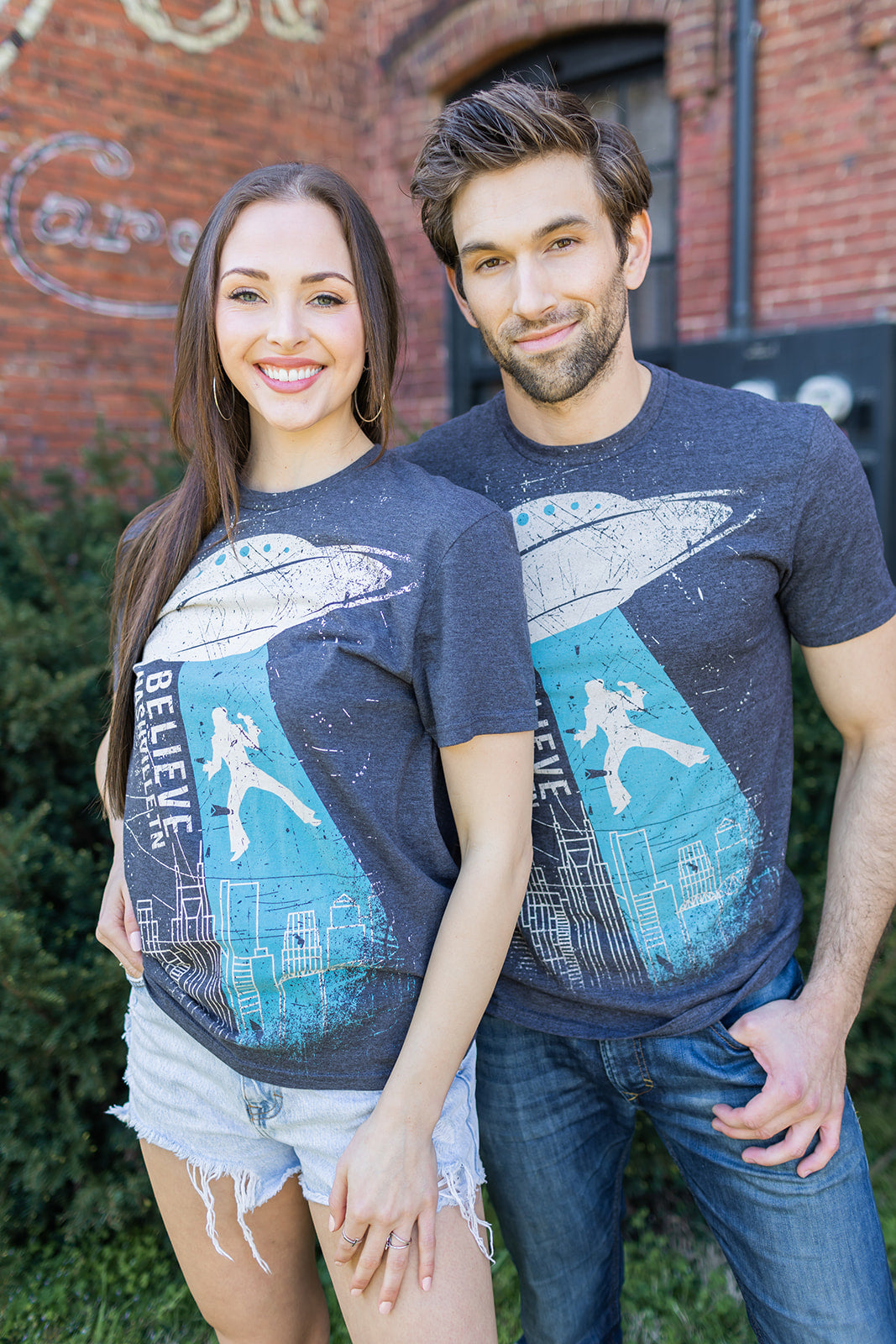 Nashville Believe UFO Elvis Soft Tee -