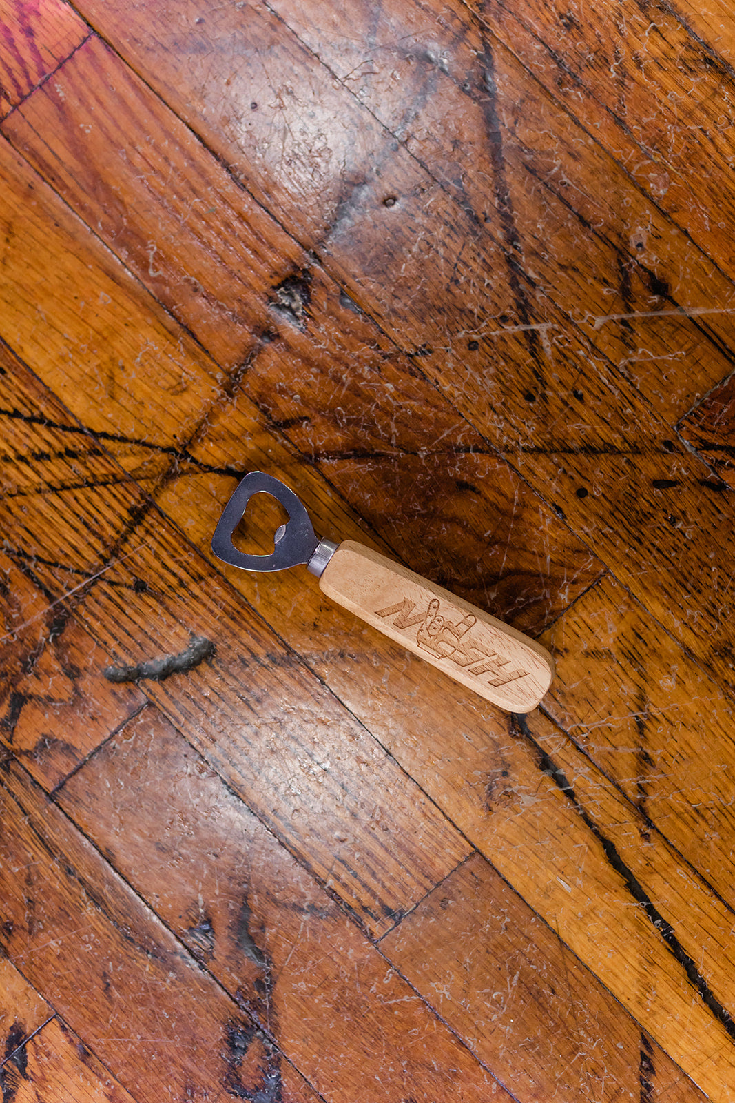 Hard Rock Nash Wood Bottle Opener