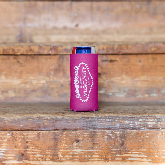 Music City - 12 Oz. Full-Color Slim Coolie Nashville