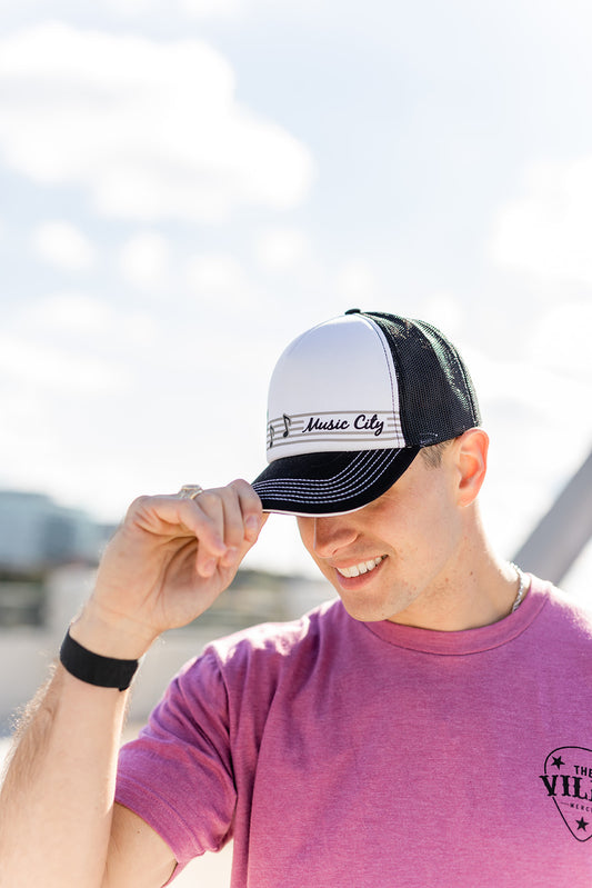 Music City Black Foam Trucker Hat*
