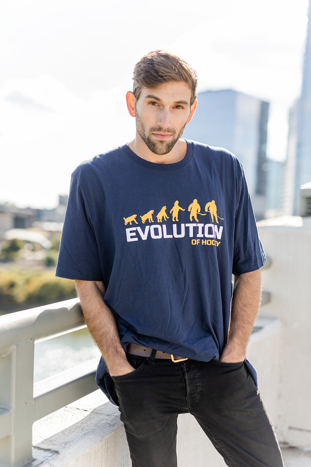Evolution of Hockey (Nashville) - Softstyle Tee