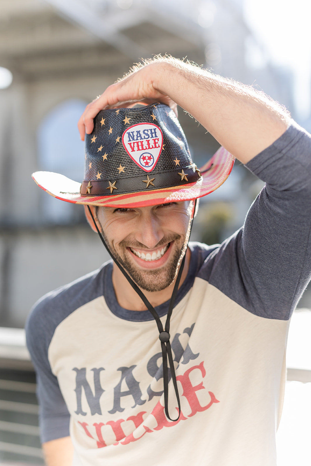 Nashville Pick American Flag Cowboy Hat