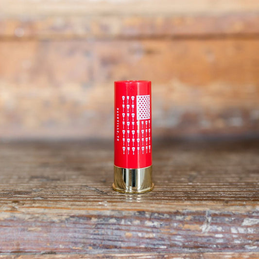 12 Gauge Shotgun Shell Shot Glasses - Red