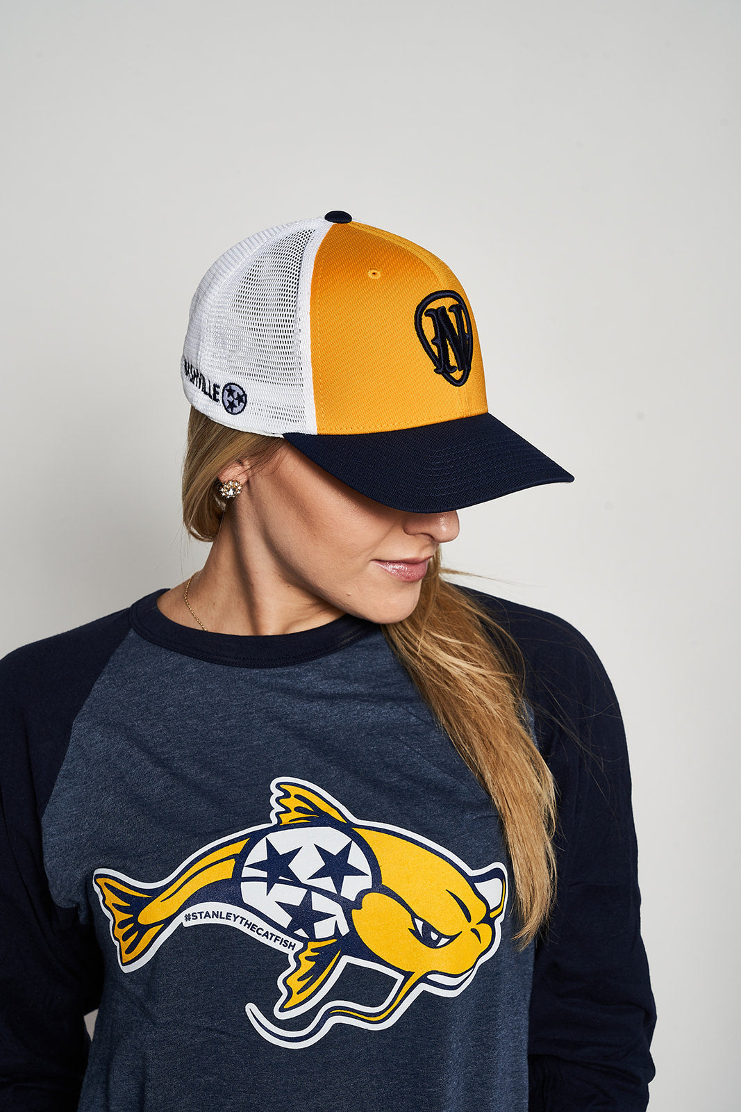 Nashville Shield  Flex Fit Mesh Snapback