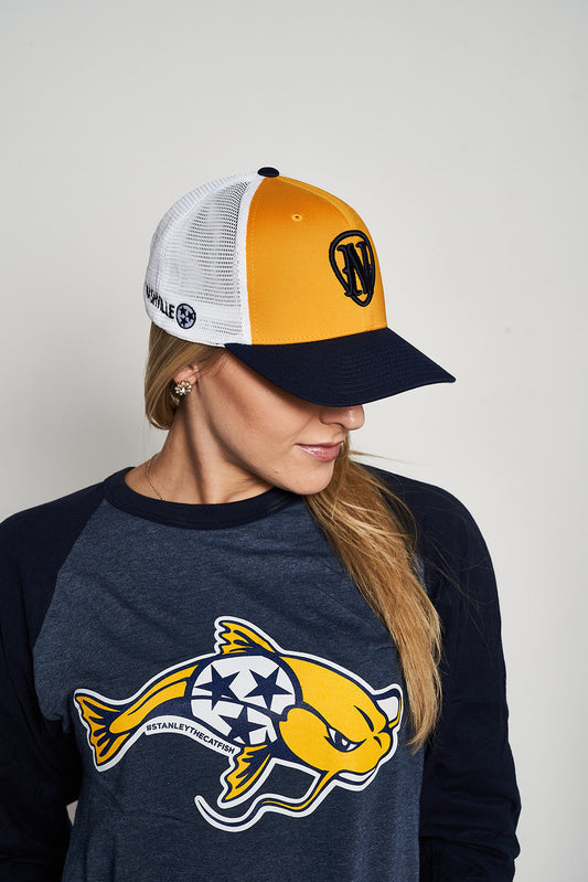 Nashville Shield  Flex Fit Mesh Snapback