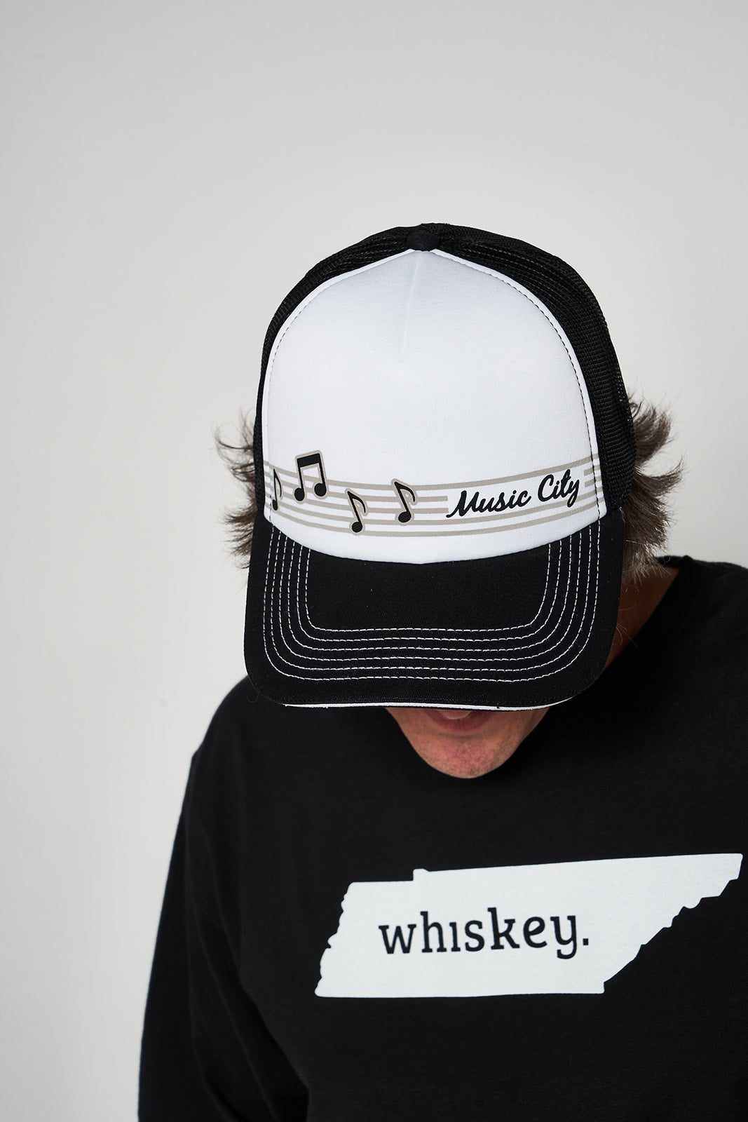 Music City Black Foam Trucker Hat*