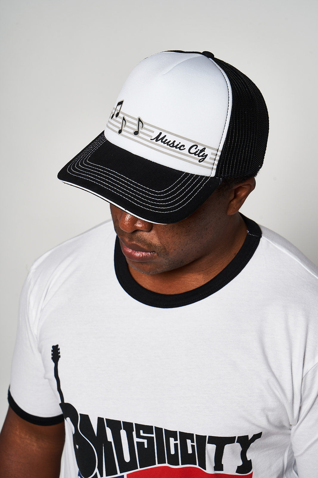Music City Black Foam Trucker Hat*