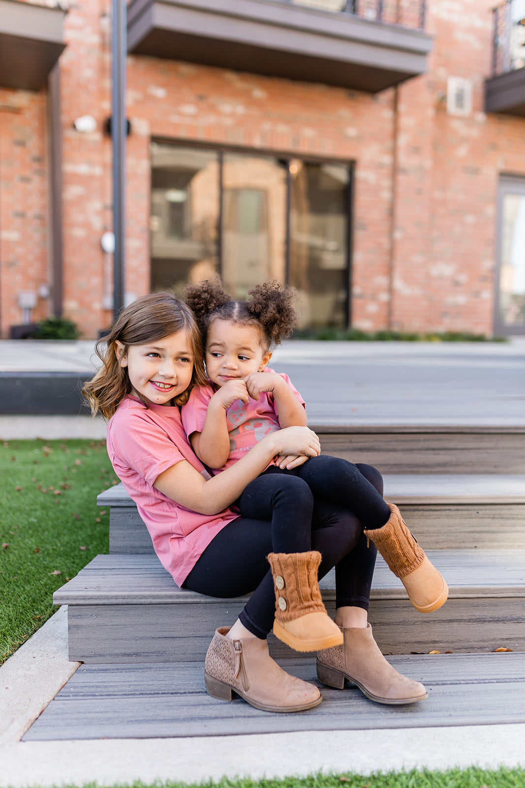 Crossed Guitars Pink Toddler Tee -
