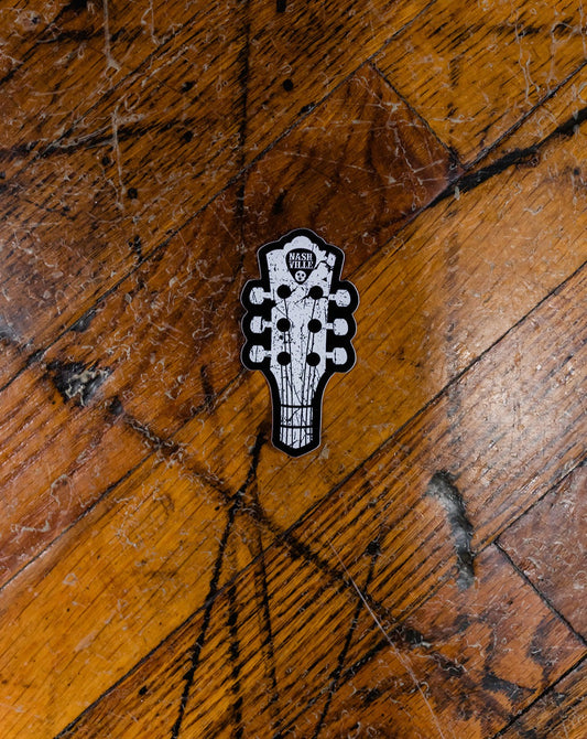 Nashville Guitar Decal