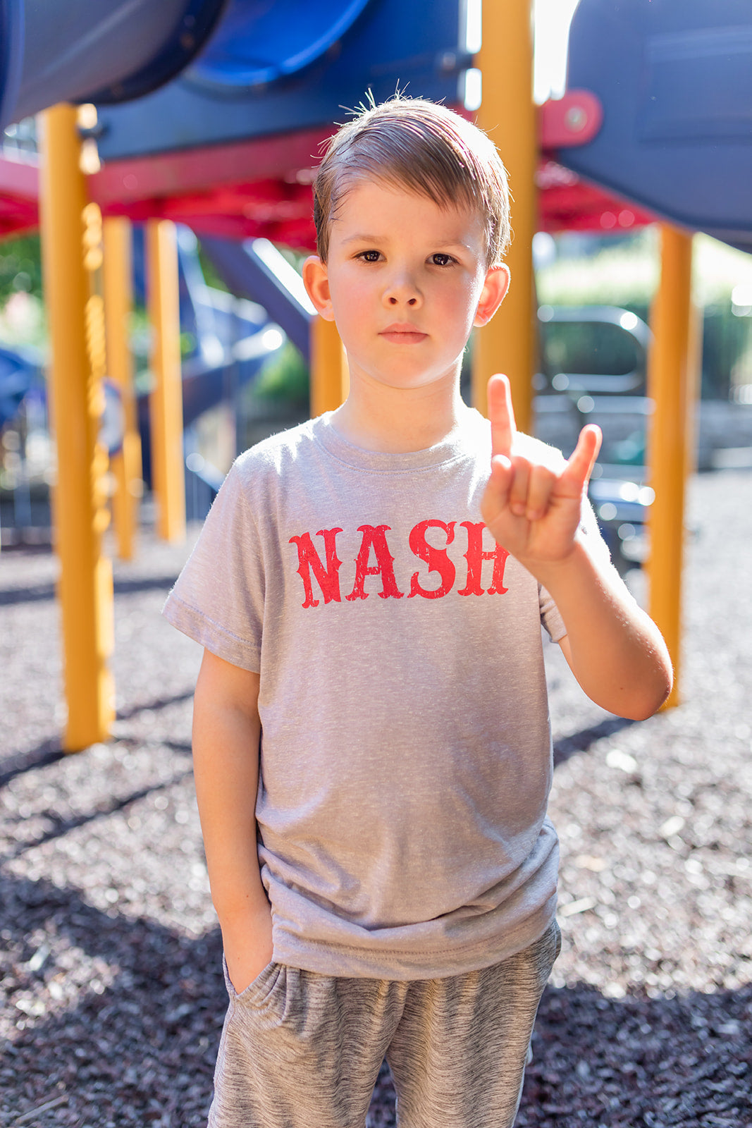 Nash Melange Youth Tee