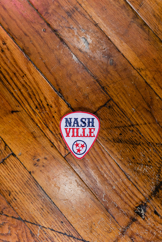 Nashville Guitar Pick Decal - 2.5" x 3"