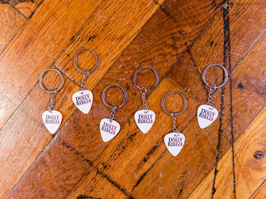 Guitar Pick Keychain