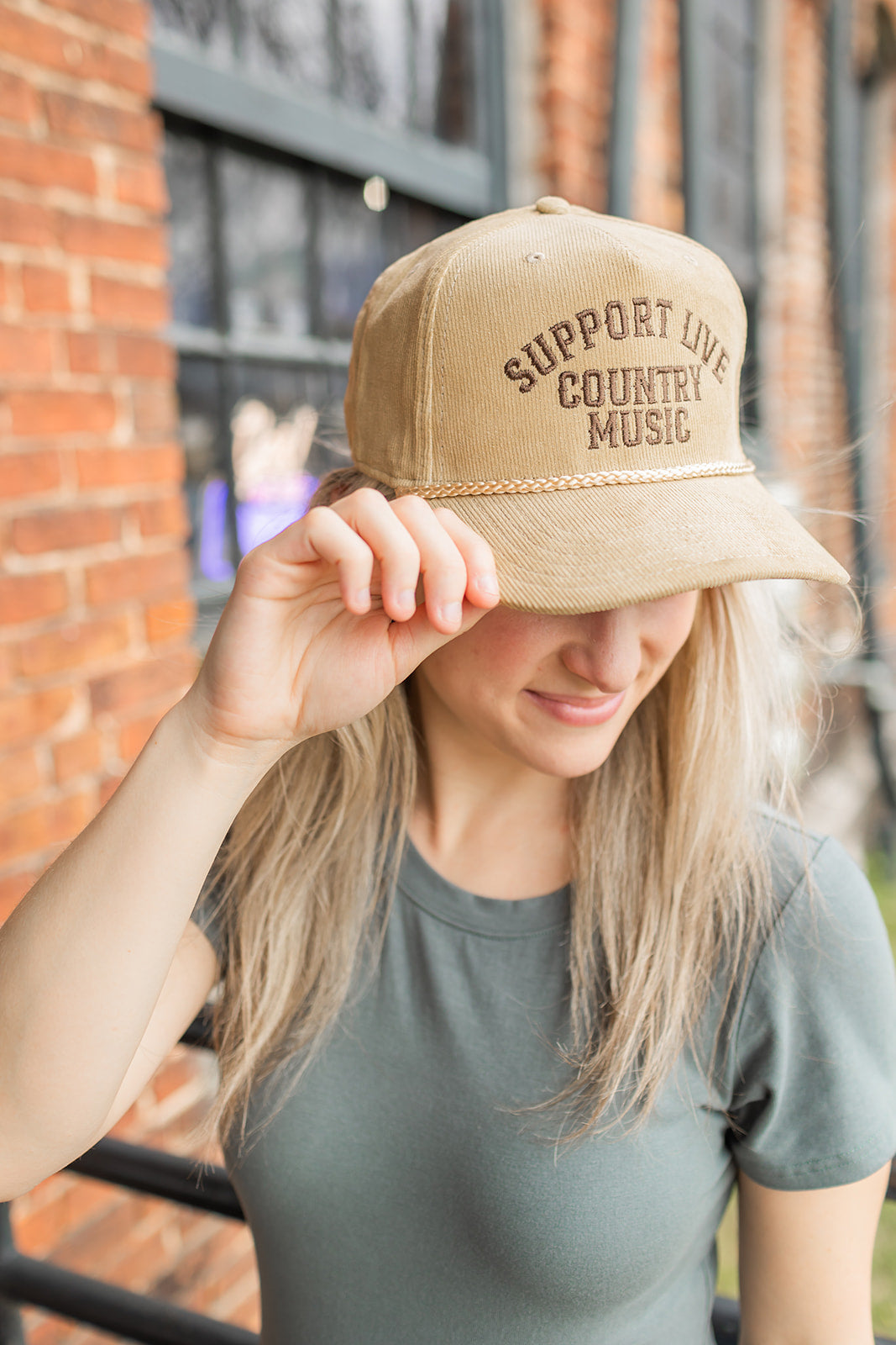 Support Live Country Music Corduroy Hat
