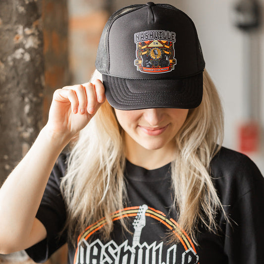 Nashville Live Music Foam Trucker Hat