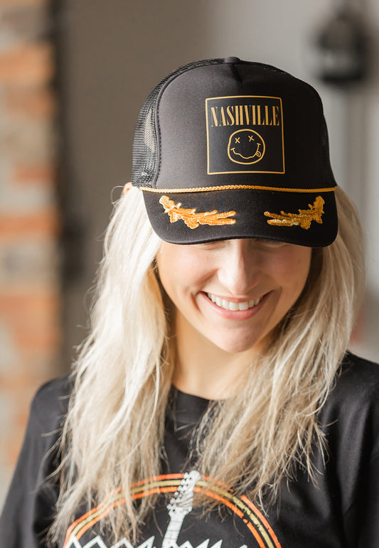 Nashville Happy Foam Trucker Hat