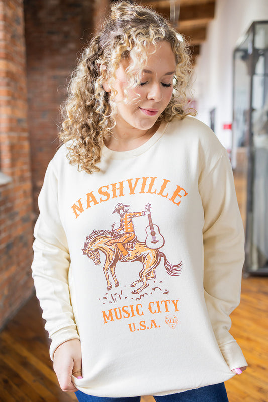 Ladies Nashville Cowboy Weekend Fleece