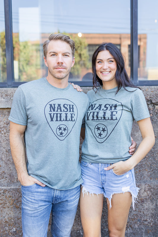 Men's Military Green Nashville Pick T-Shirt