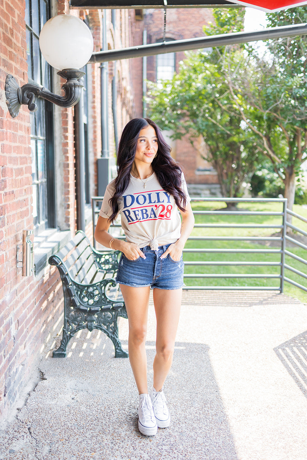 Dolly Reba 2028 Soft Style Natural Tee