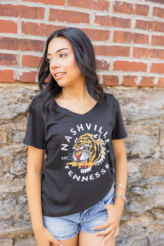 Ladies Nashville Tiger V-Neck