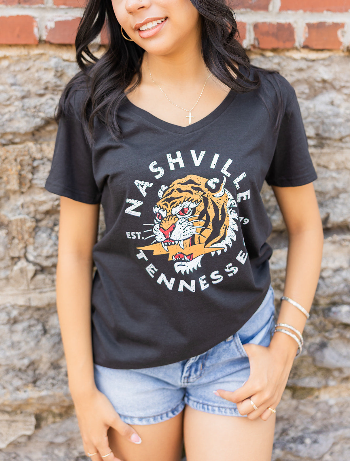 Ladies Nashville Tiger V-Neck