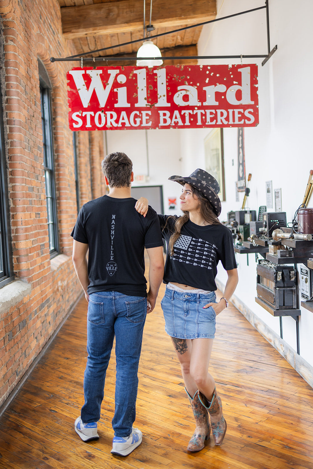 Bamboo Black Music City Flag Tee -