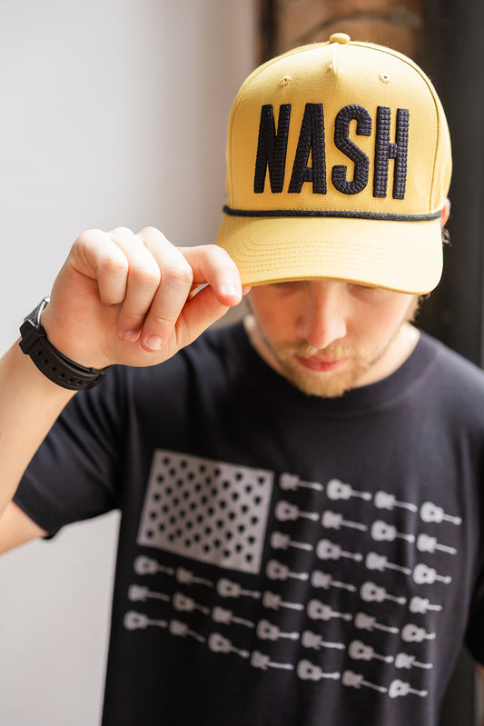 NASH raised Mustard rope Cap
