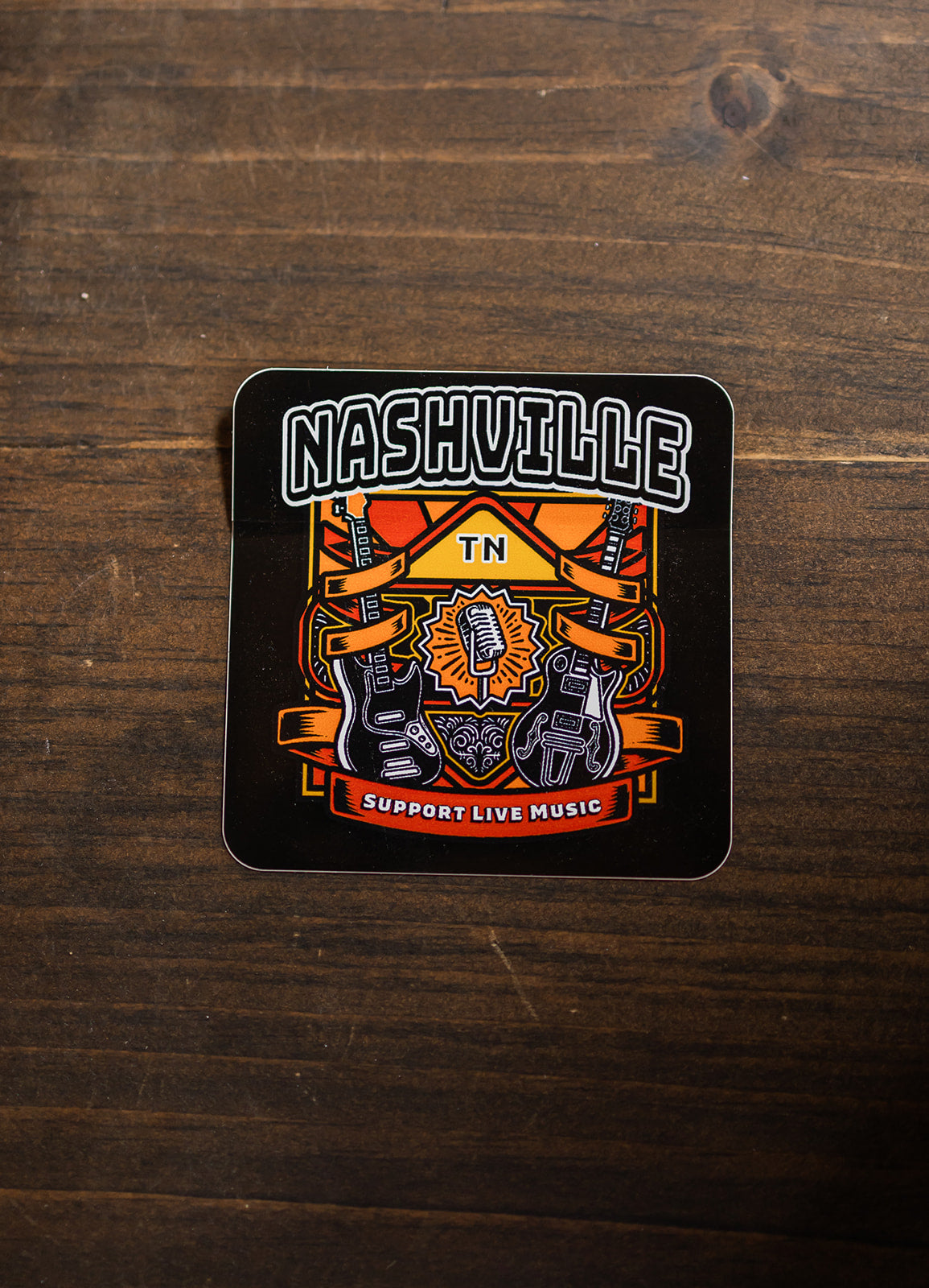 Nashville Live Music Decal