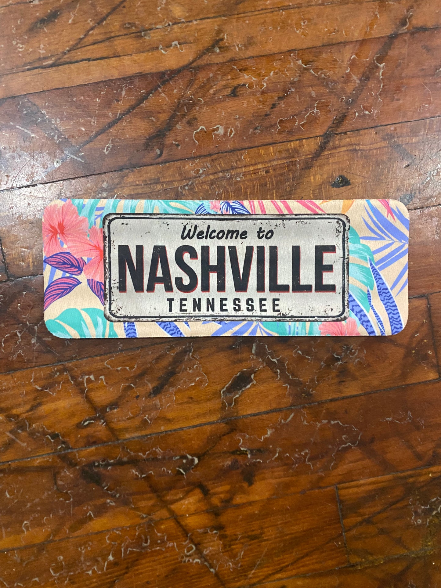 Nashville License Plate Slap Coolie