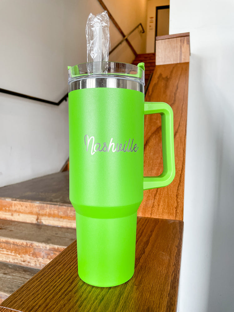 
                  
                    Load image into Gallery viewer, 40oz Premium Handle Tumbler
                  
                