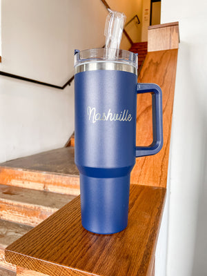 
                  
                    Load image into Gallery viewer, 40oz Premium Handle Tumbler
                  
                