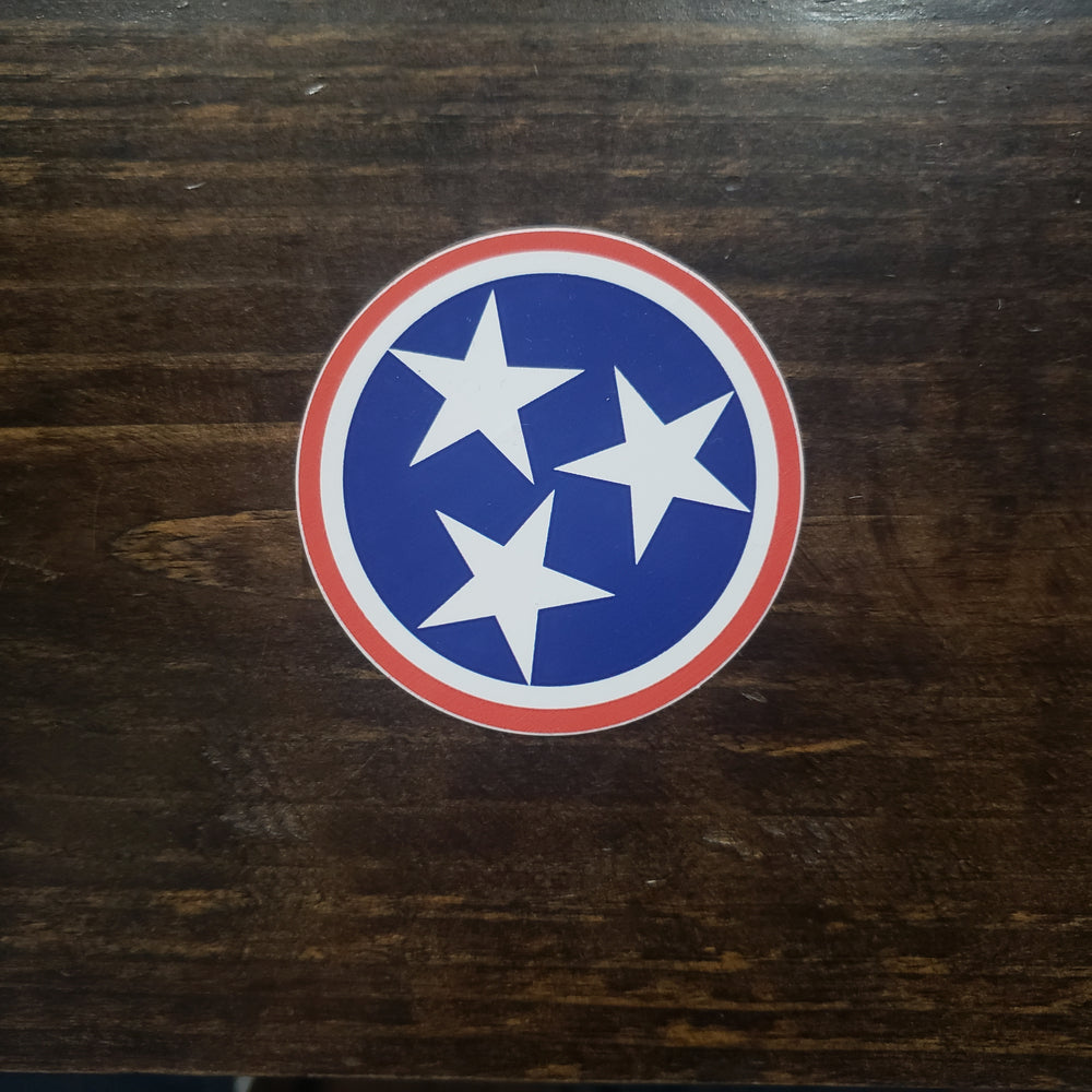 
                  
                    Load image into Gallery viewer, Tri Star Decal (Assorted colors)
                  
                