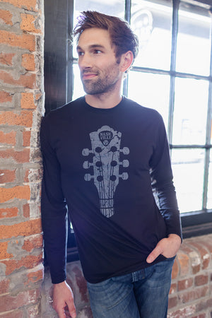 
                  
                    Load image into Gallery viewer, Nashville Distressed Guitar Long Sleeve
                  
                
