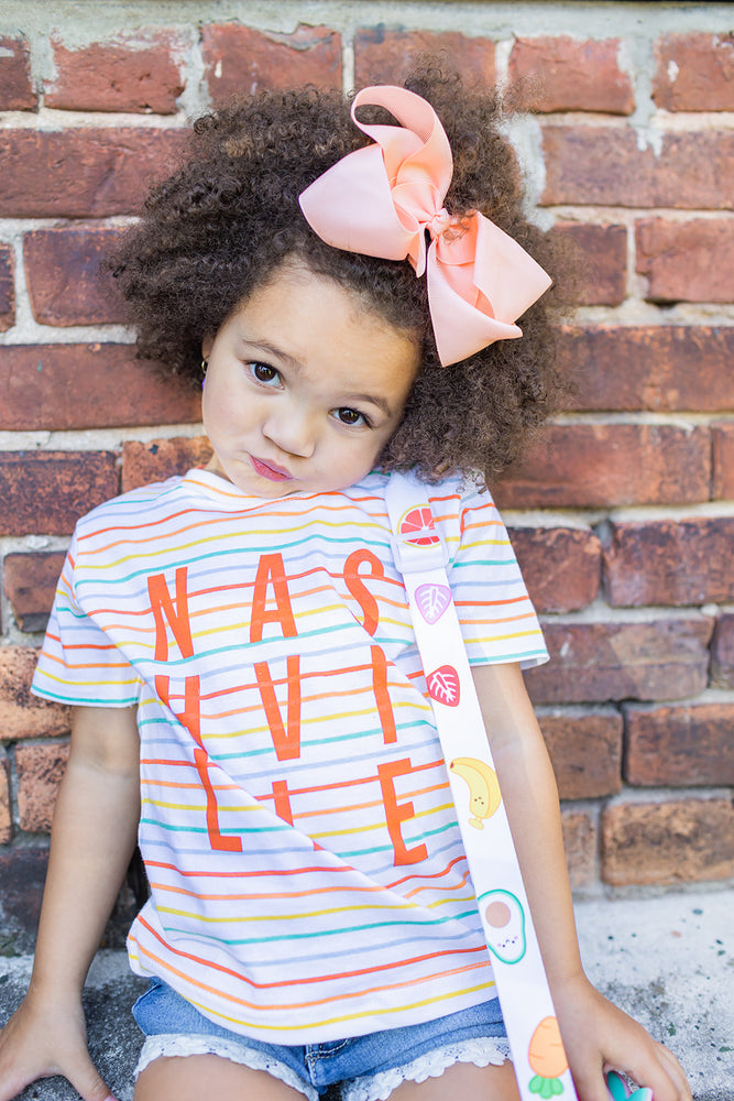 
                  
                    Load image into Gallery viewer, Toddler Nashville Stripe Tee
                  
                